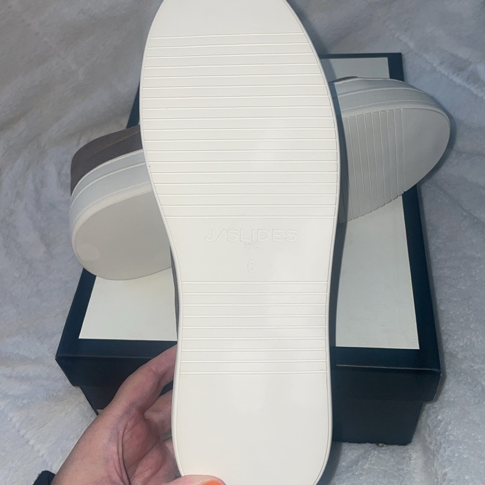 NWT J/SLIDES NOEL Bronze Brush Suede Sneaker - Picture 15 of 15